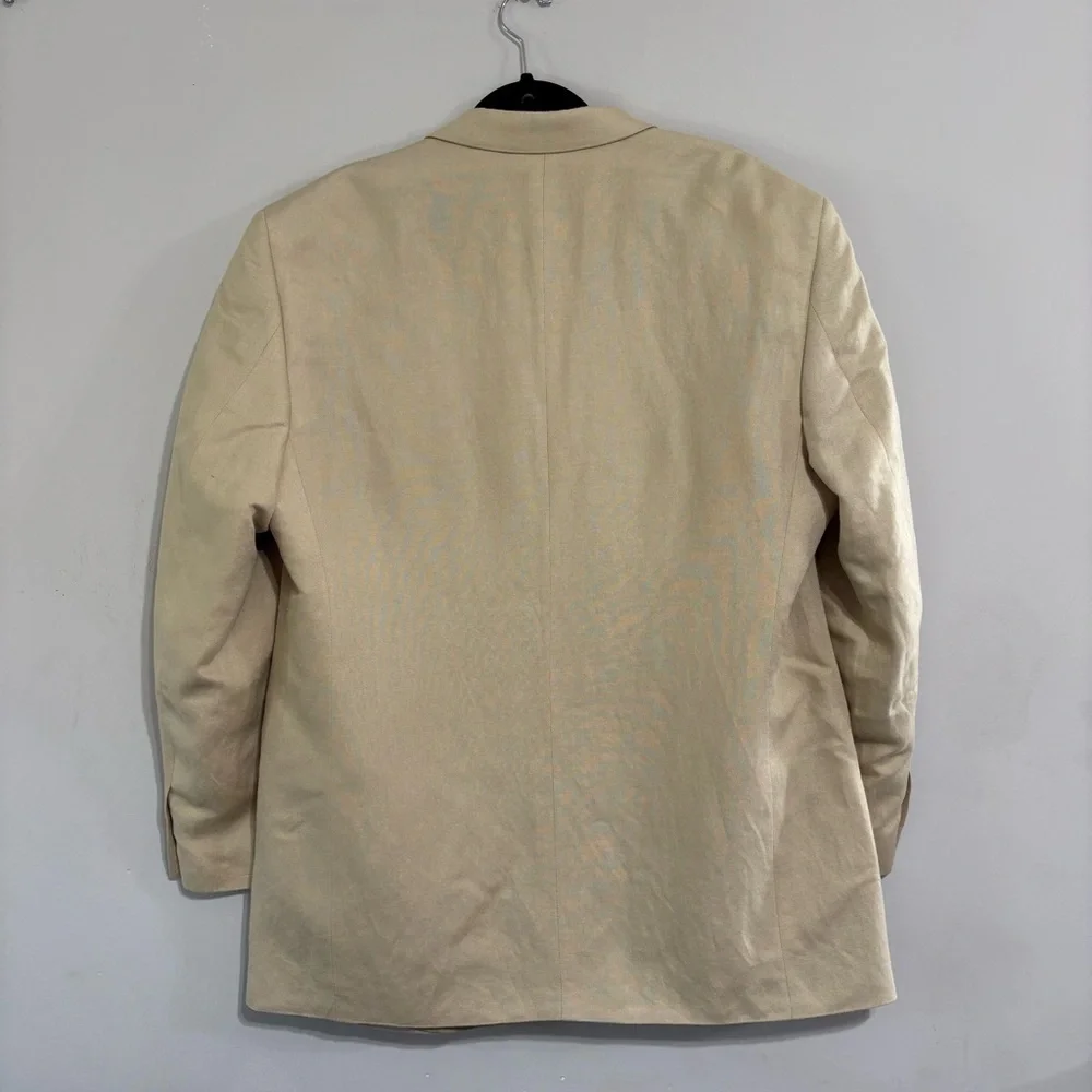 J.Ferrar Men's Tan Blazer. Size 46L